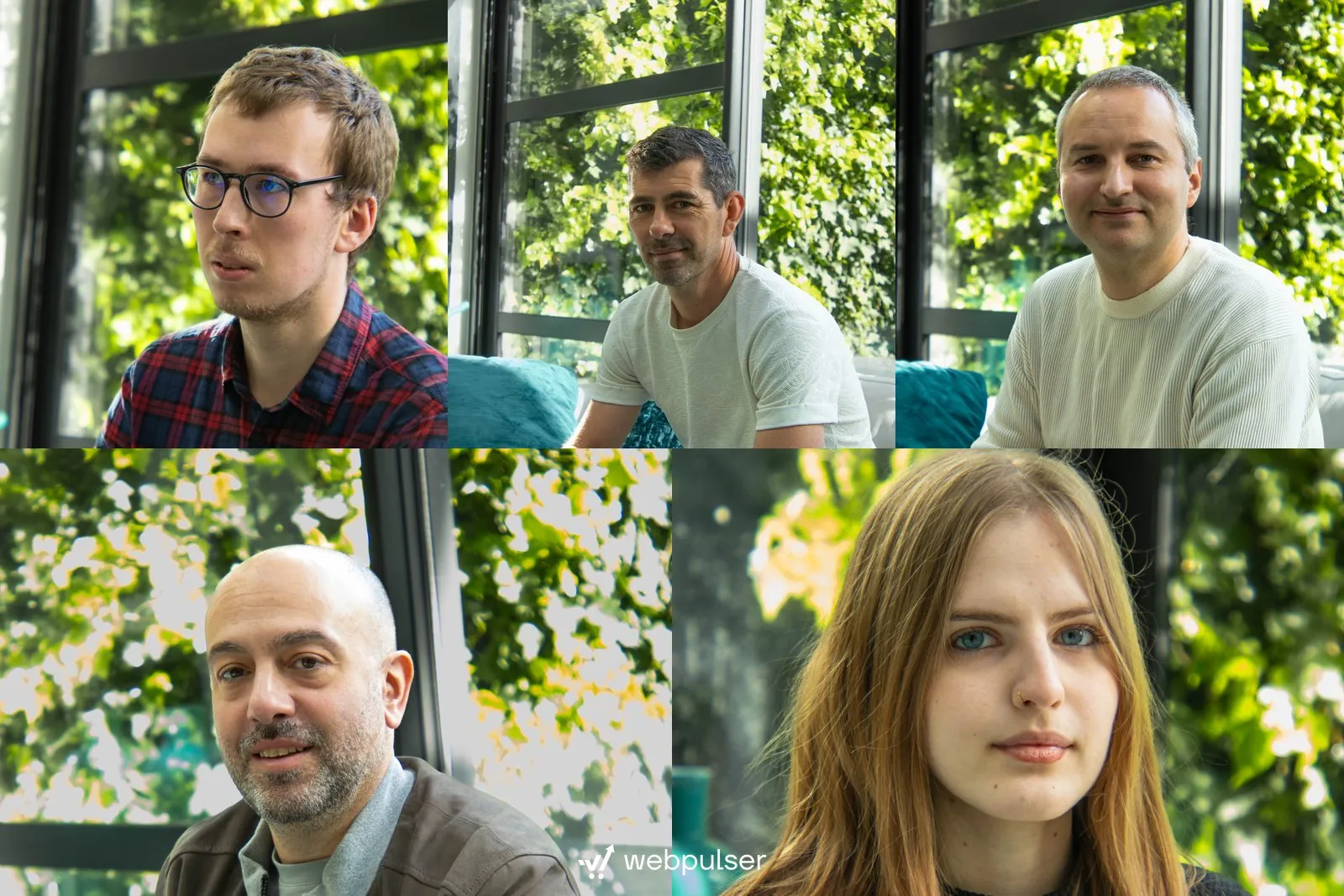 Portraits de membres de l'équipe Webpulser